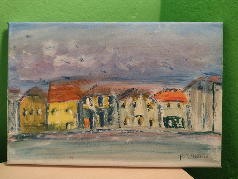 Mladen Postružnik: Karlovac I, akrilik