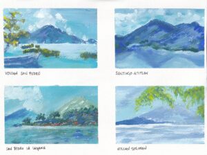 Mladen Postružnik - minijature, akril, mali format