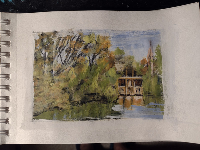 Pročitajte više o članku Slikarski proces 3 – Kompozicija: struktura