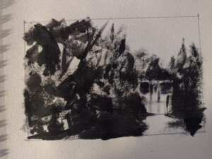 Mladen Postružnik - Slikarski proces